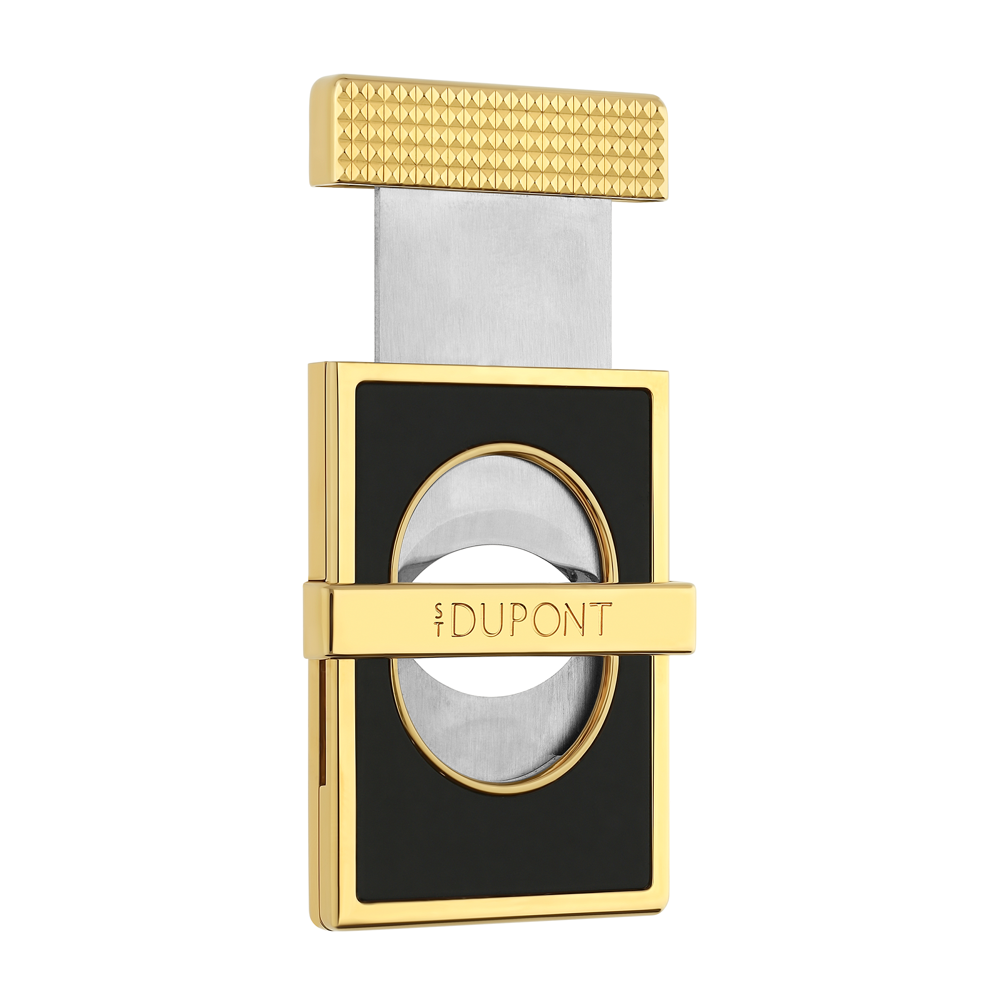 ST DUPONT - LIM PERFECT CUT COHIBA 60 – LACA NEGRA BRILLANTE Y DORADO - Imagen 2