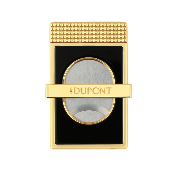 ST DUPONT - SLIM PERFECT CUT – LACA NEGRA BRILLANTE Y DORADO