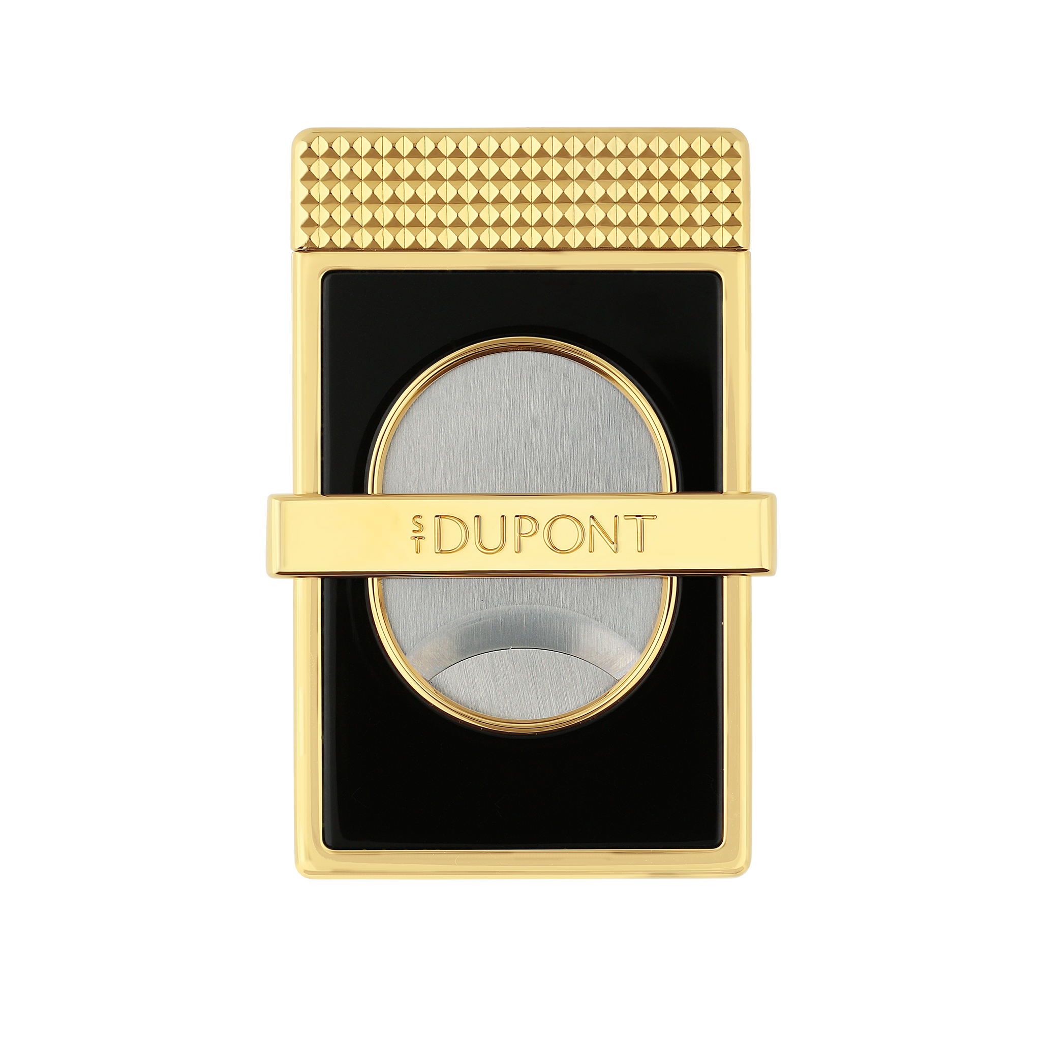 ST DUPONT - SLIM PERFECT CUT – LACA NEGRA BRILLANTE Y DORADO