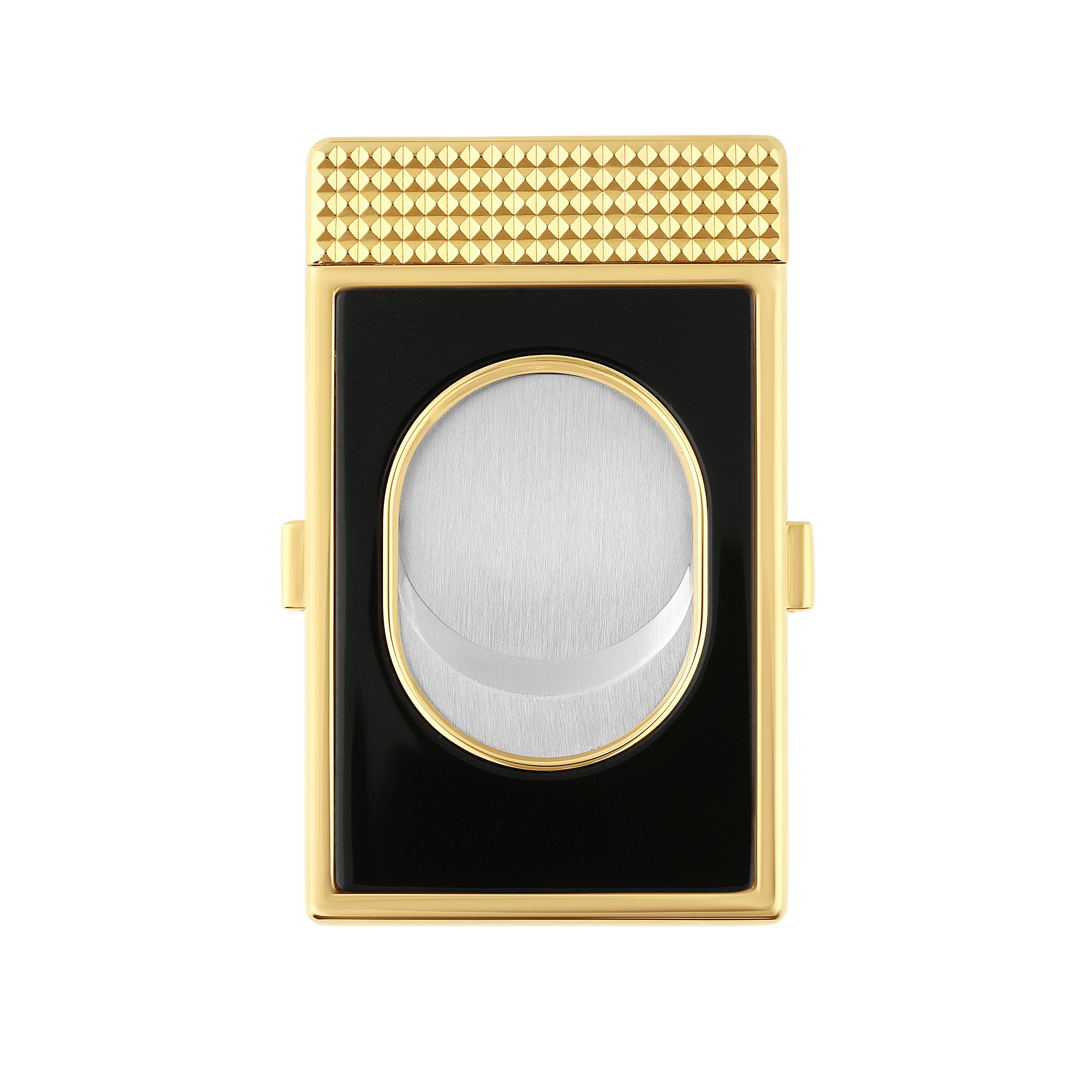 ST DUPONT - SLIM PERFECT CUT – LACA NEGRA BRILLANTE Y DORADO - Imagen 3