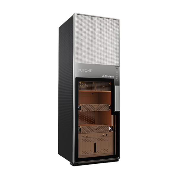 HUMIDOR AFIDANO S.T. DUPONT FLAME SILVER – 2500-3000 PUROS